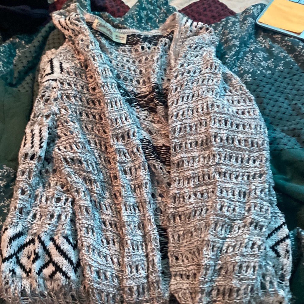 Crocheted sweater